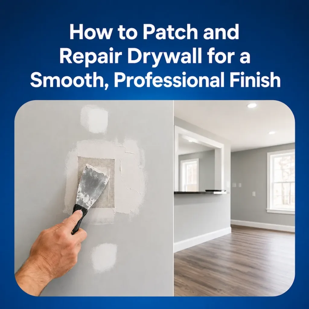 How to Patch and Repair Drywall for a Smooth, Professional Finish